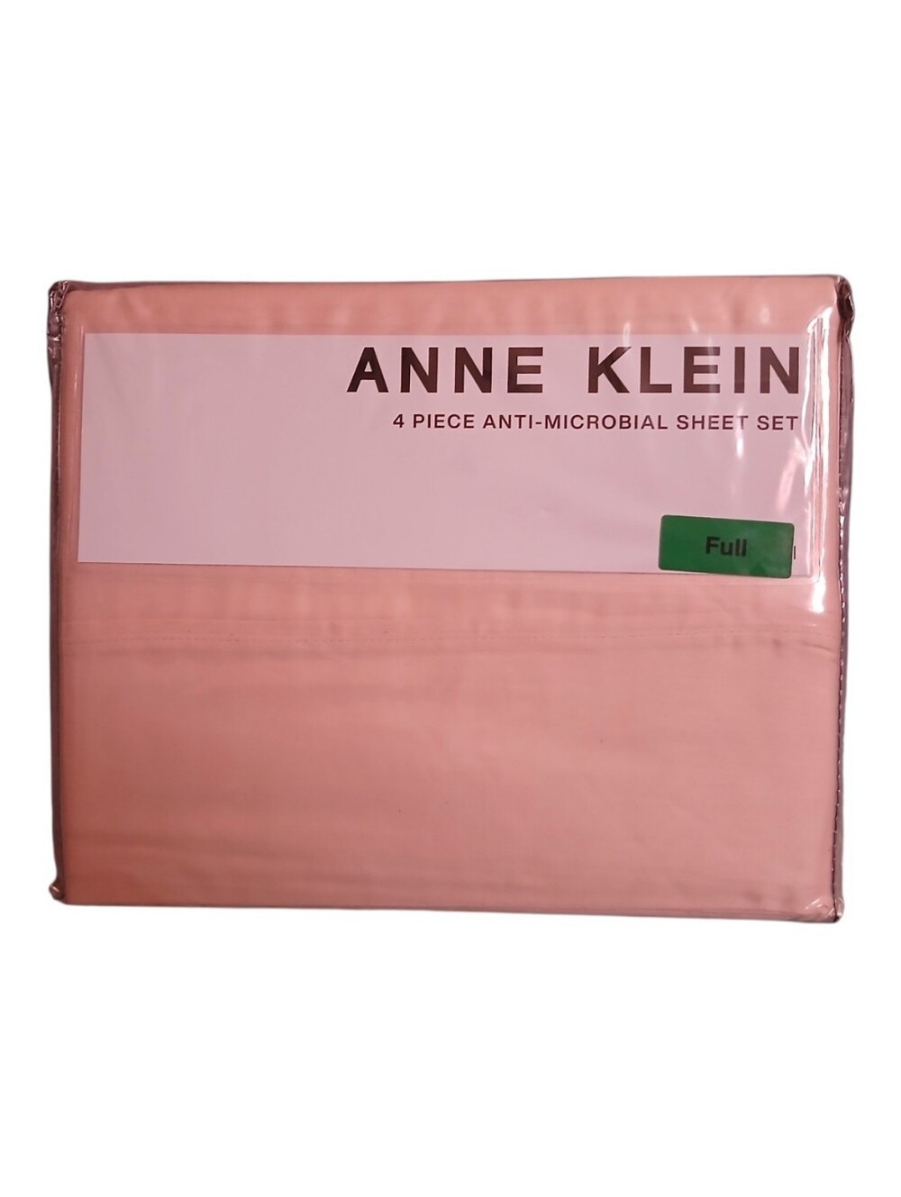 Anne Klein 100% cotton full/double sheet set Blush